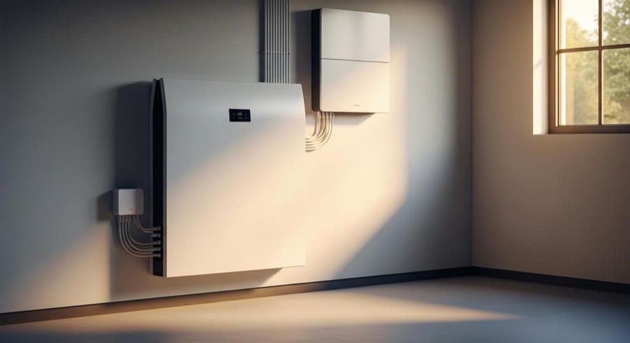 Thuisbatterij van DD Energie in een woning